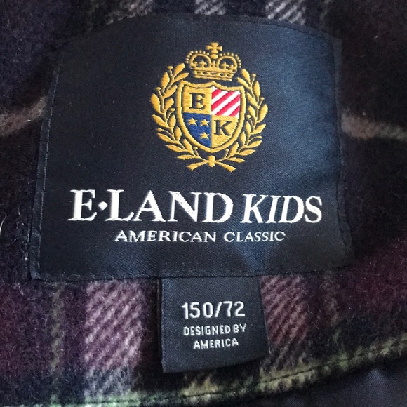 Vintage multicolored E.Lands Kids wool winter jacket - Picture 15 of 16